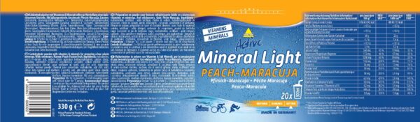 Produktbild ACTIVE Mineral Light Pfirsich-Maracuja, 330 g